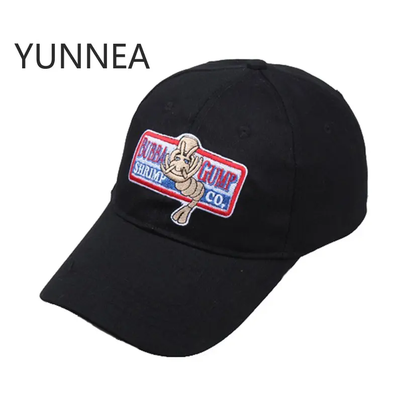 Gambas Bubba Gump CO., 1994 Sombrero de béisbol Forrest Gump para hombre y mujer, gorra bordada, Snapback, Cosplay, verano, venta al por mayor