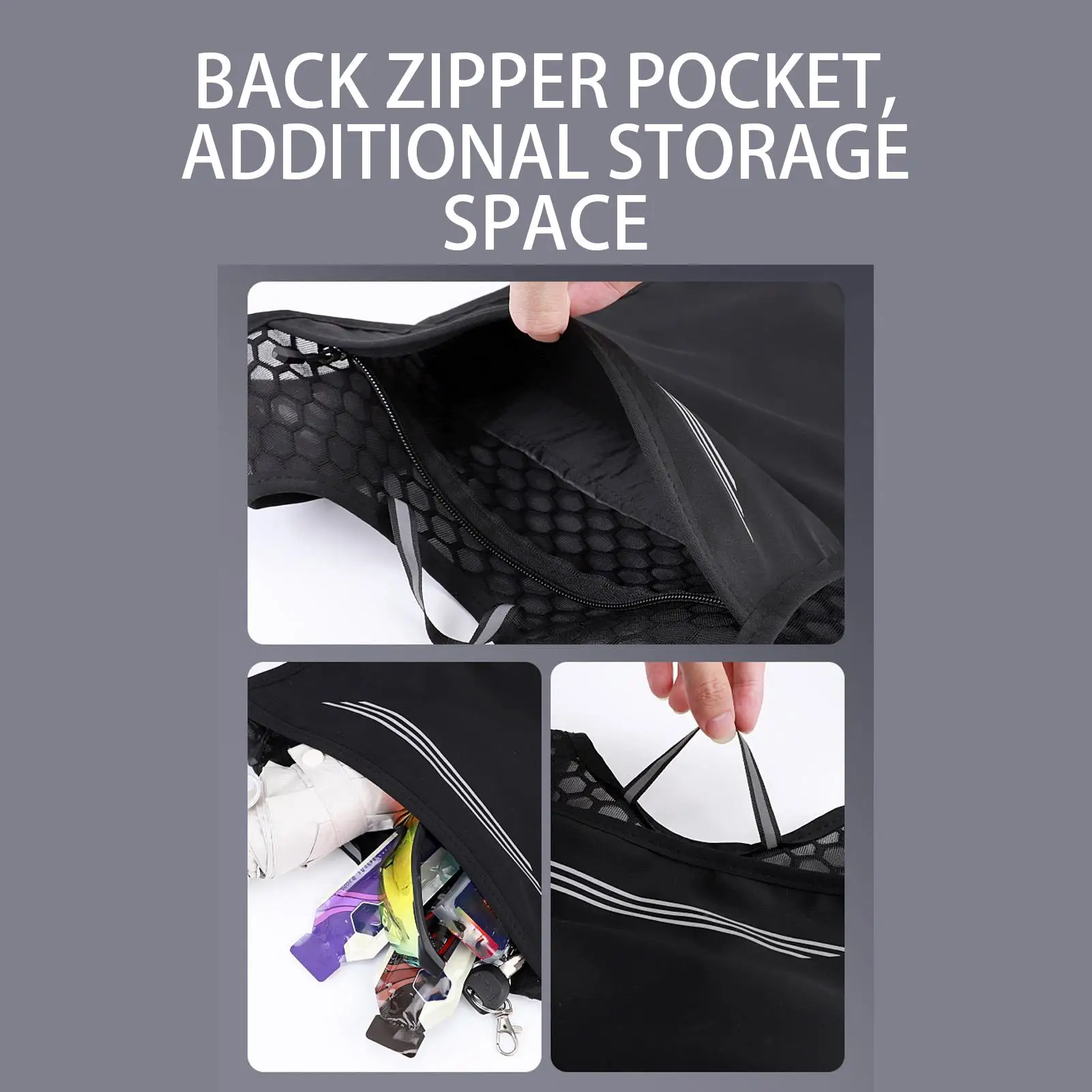 

Water Backpack For Running Outdoor Running Backpack Hydration Vest Lightweight Phone Pouch For Men Women Sports Cycling Hiking