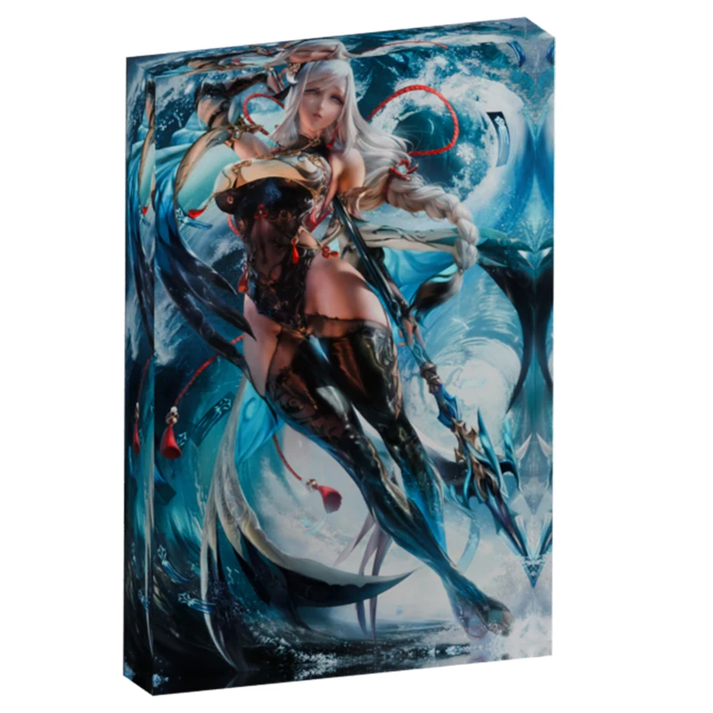 

Shenhe Genshin Impact Waifu Anime Girl, Custom Clear Desk Sign Decor, Collectible Acrylic Stand, Home Office Accessories Gift