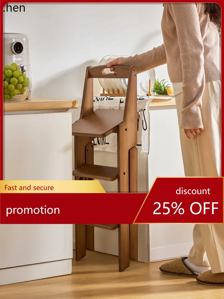 

ZML складной многофункциональный табурет-лестница, лестница для восхождения, кухонный табурет двойного назначения, утолщенный стул со спинкой