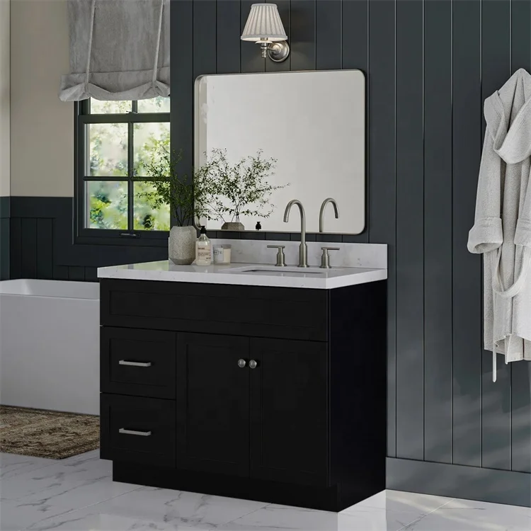 Nowoczesna, personalizowana szafka łazienkowa z płyty melaminowej, wodoodporna, wysokiej jakości, montowana na ścianie, do domu, hotelu, sypialni.