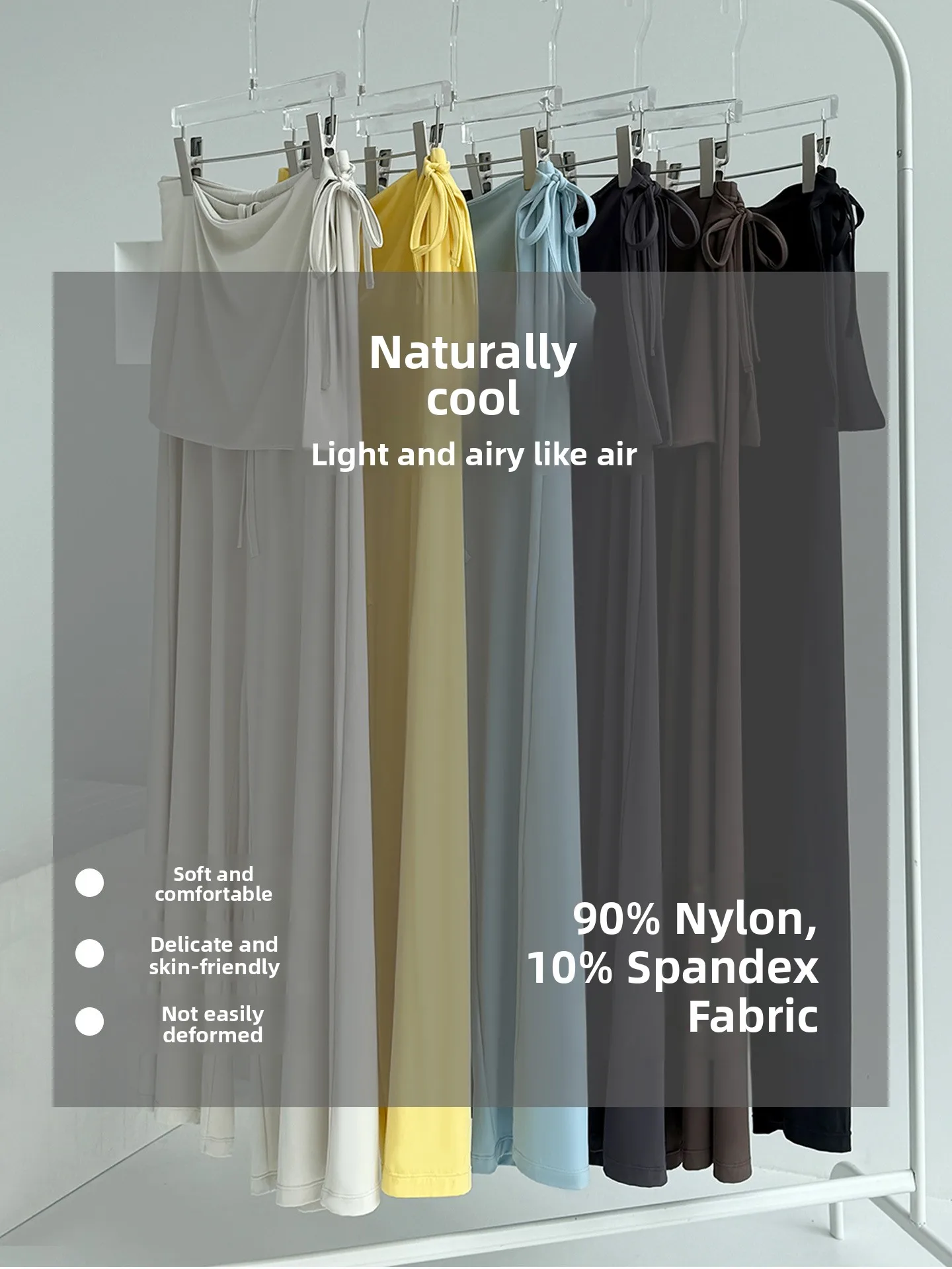 Blue Ice Silk Qui Dry Wide Leg Pants Women Summer Thin Cool Loose Straight Casual Yoga Fitn Sports Sun Protection