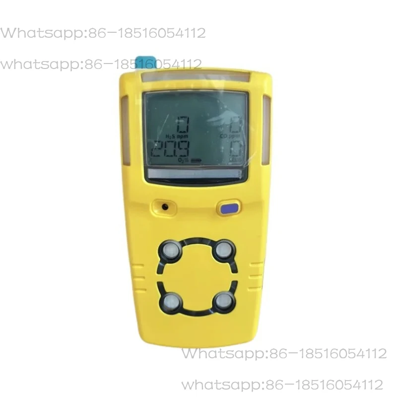 BW MicroClip XL BW Gas Alarm Micro Clip XL 4 Multi Gas Detector MCXL-4 MCXL-XWHM-Y-CN CO, H2S, LEL, and O2, yellow