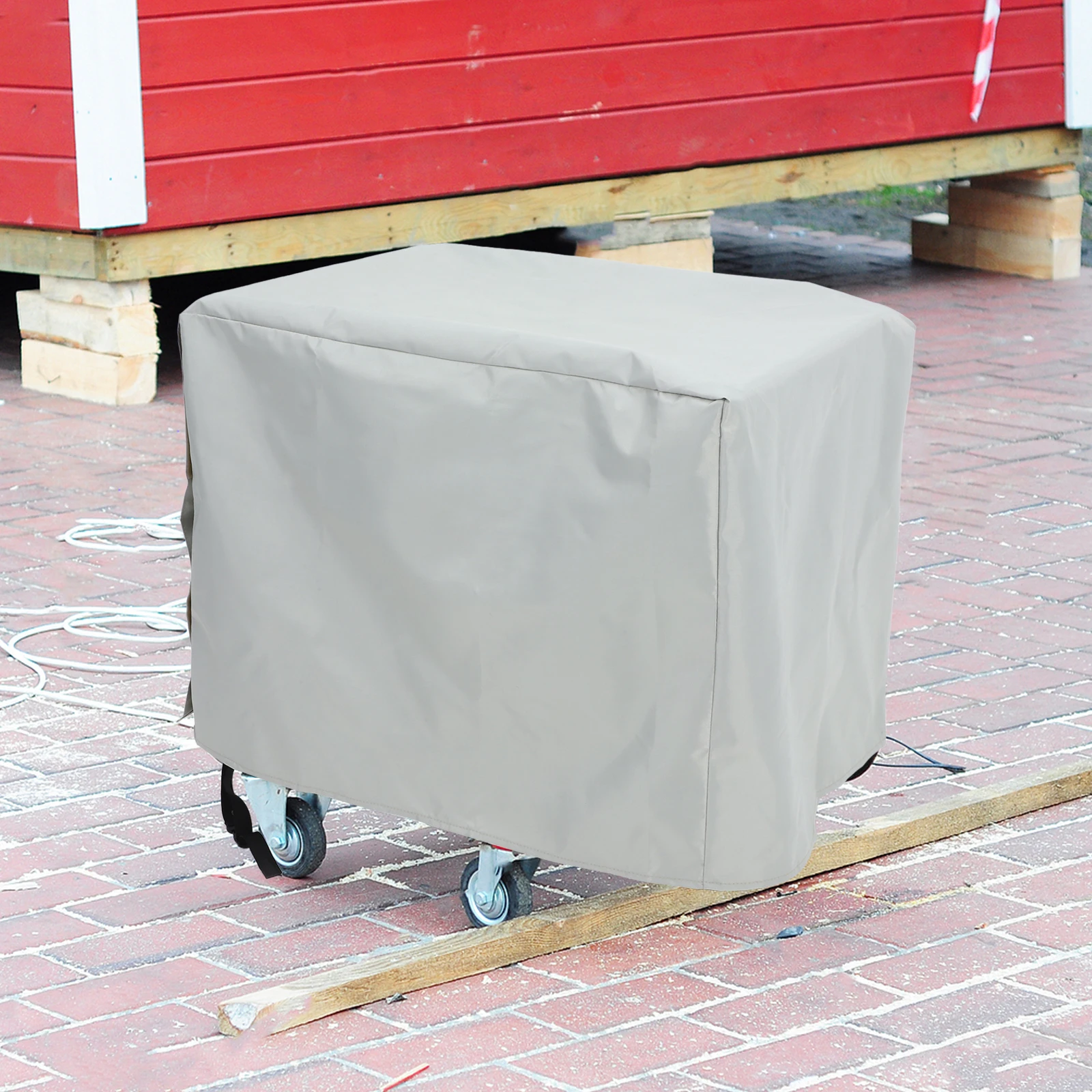 

Generator Cover Protective Oxford Cloth Waterproof Outdoor Gray Universal Fit Covers While Running Windproof Rain Storage