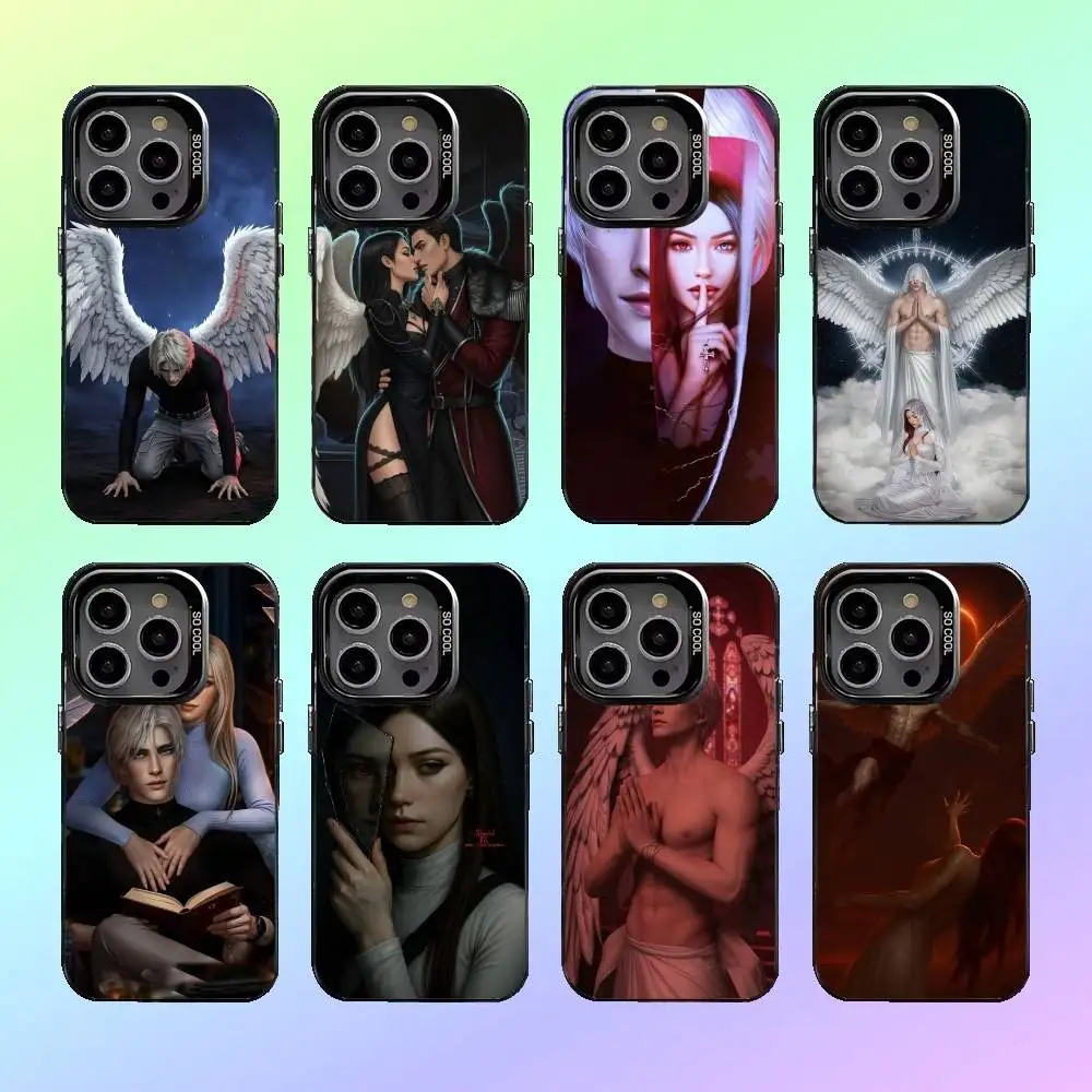 

Game R-Romance-clubs Phone Case For iPhone17,16,15,14,13,12,11 Colored Silver Plated Inside Cover
