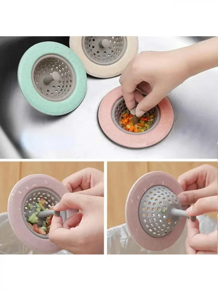 1/2 stuks Home Living Afvoerputje Haarstopper Bad Catcher Gootsteenzeef Rioolfilter Douche Cover gootsteenzeef gootsteen accessoires - afbeelding 2