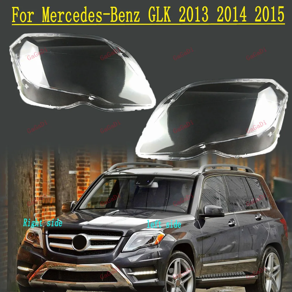 

For Mercedes-Benz X204 GLK 2013 2014 2015 Car Front Headlamps Cover Shell Waterproof Clear Headlight Lens