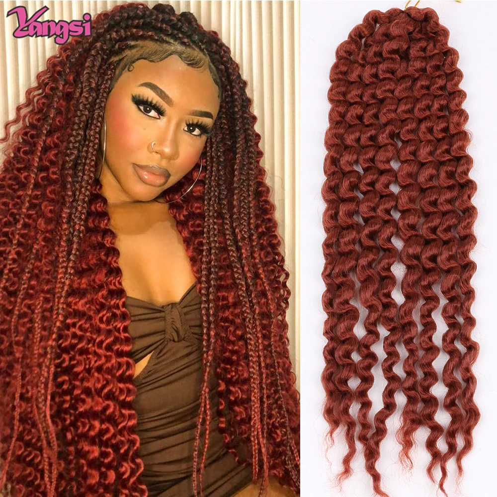 

Полная звезда, 18 дюймов, итальянские кудри, волнистые плетения волос для женщин, низкотемпературное волокно, упругие вьющиеся богини, косички, синтетические волосы