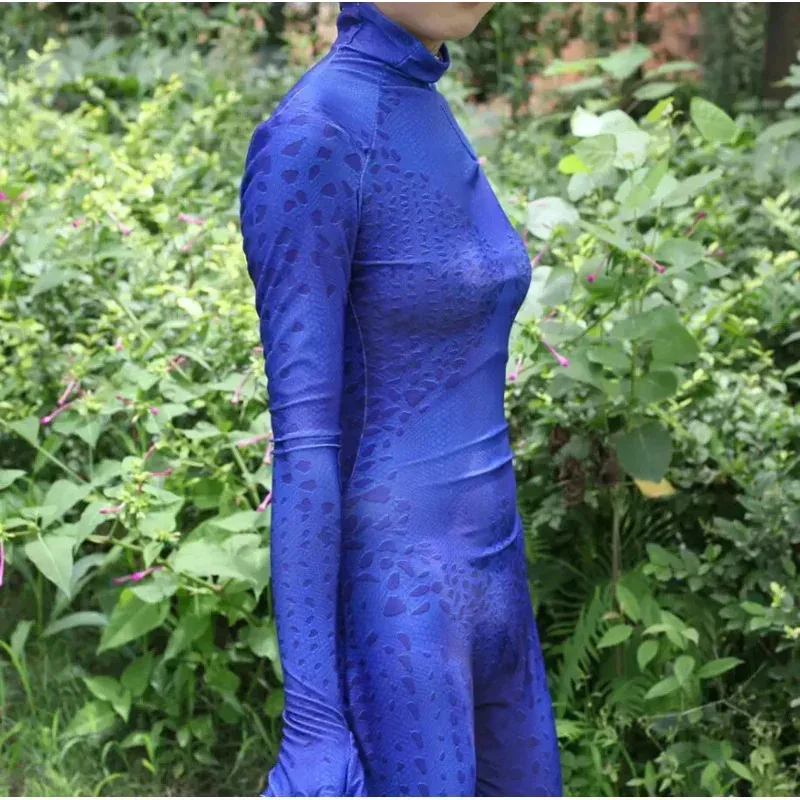 Sky03 wysokiej jakości film kobiety X-Men Raven darkallme mystique przebranie na karnawał zentai body kombinezon stroje55Ku%