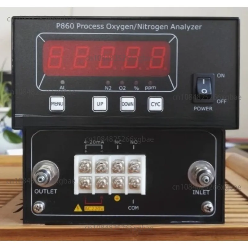 P860 Online Oxygen Concentration Analyzer Portable Oxygen Purity Measuring Tester Monitor Meter for Air Separation Equipment