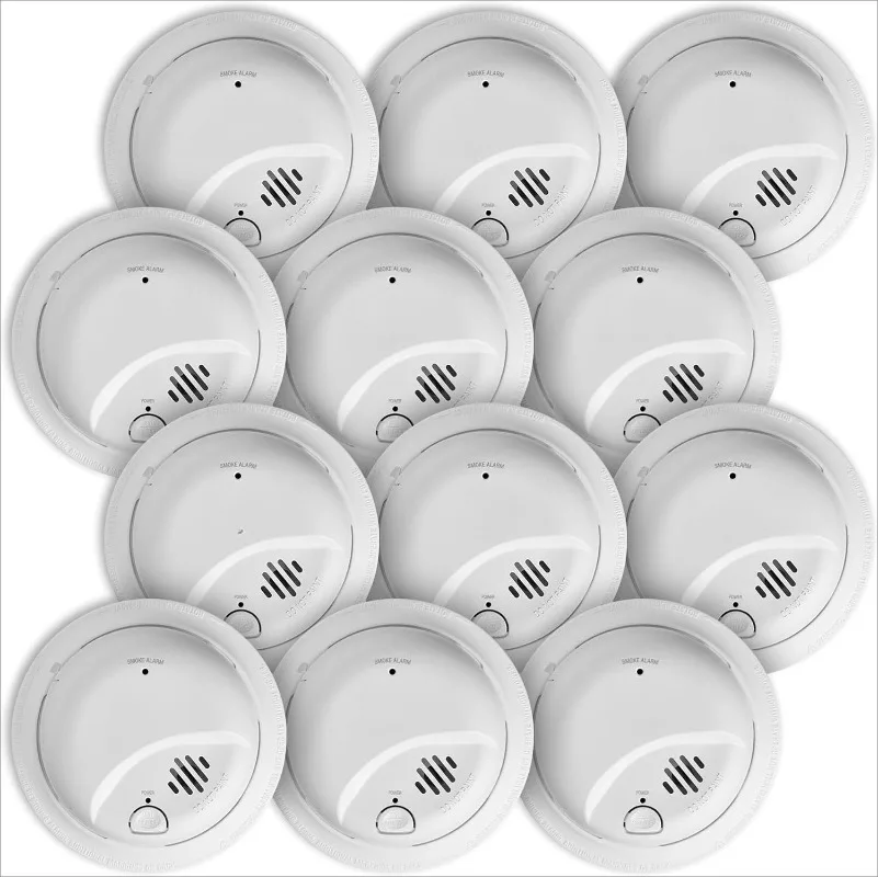 

SMI100-AC, Hardwire Interconnect Smoke Alarm with Battery Backup, 12-Pack