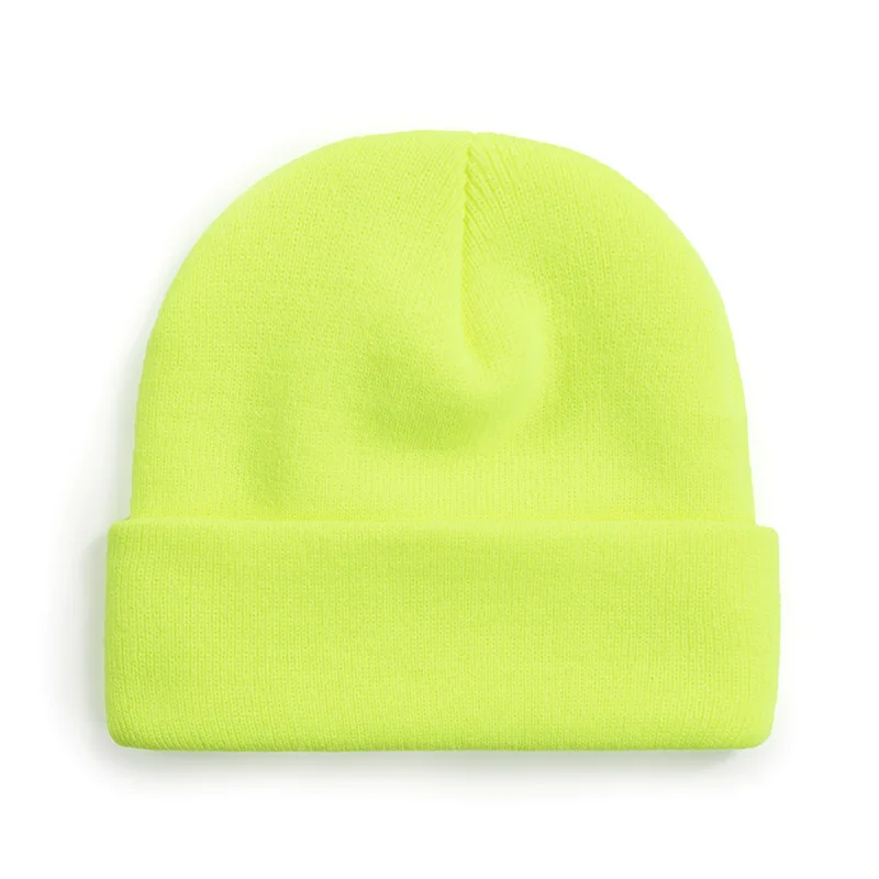 20 Colors New Korean Wool Acrylic Knitted Caps Women Men Skullcap Autumn Winter Elastic Skullies Beanies Cap Wholesale