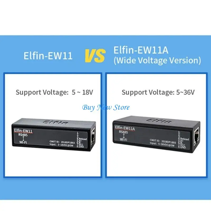 20ce EW11 EW11A RS485 Srial ServerからWiFi Modbus RJ45コンバーターシリアル