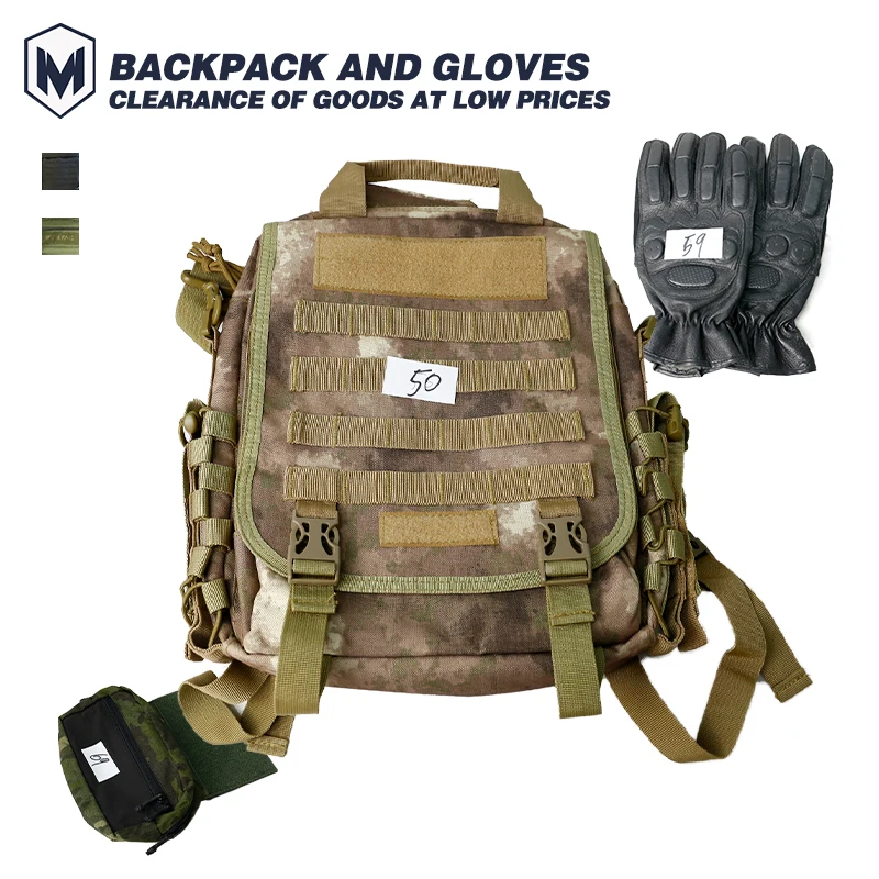 

Men's Tactical Backpack Outdoor Hiking Camping Bag with Molle System Drop Leg Pouch Waist Bag for Hunting Trekking and Fishing