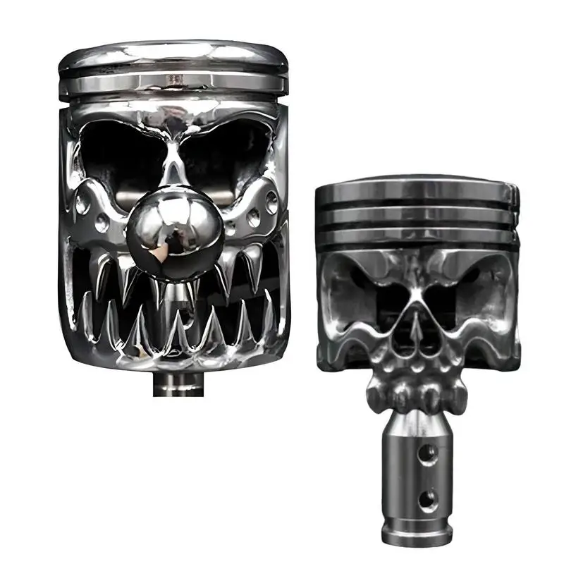 

Skull Shifter Knobs Stainless Steel Shift Stick Handle Transmission Shifting Stick Handle Fit Most Automatic Manual Vehicle
