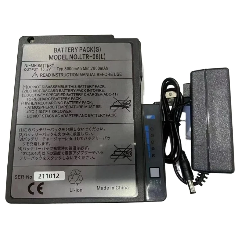 100% New 13.2V 8000mAh LTR-06 (L) Fiber Fusion Splicer Battery for Fujikura FSM-50S / 50R / 17S High Quality Replacement Battery