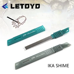 LETOYO Squid Nerve Cord Cut Fishing Tools Correct squid jig hook Stainless Steel Squid Knife for Webfoot Octopus Cuttlefish