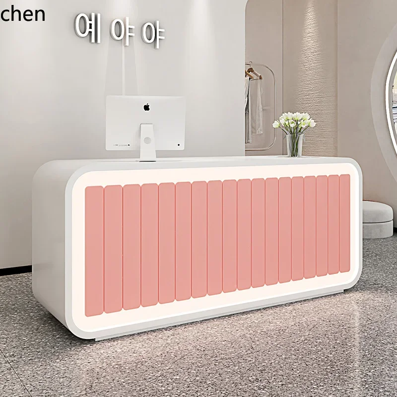 D16- Clothing Store Small Beauty Salon Bar Counter Women's Clothing Store Reception Desk