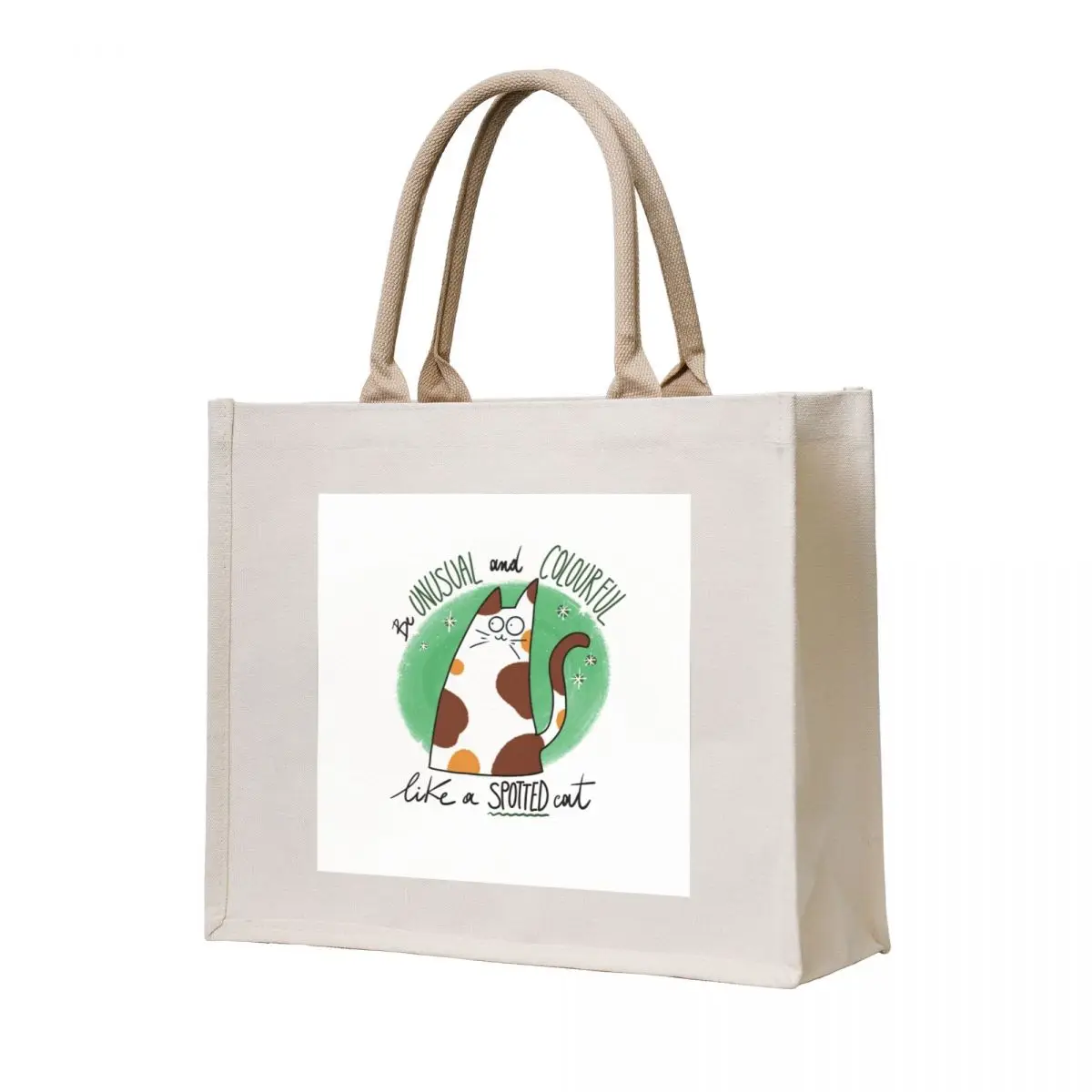 

Spotted cat mood Tote Bag Shopper handbag Canvas bag for women Women's tote bag