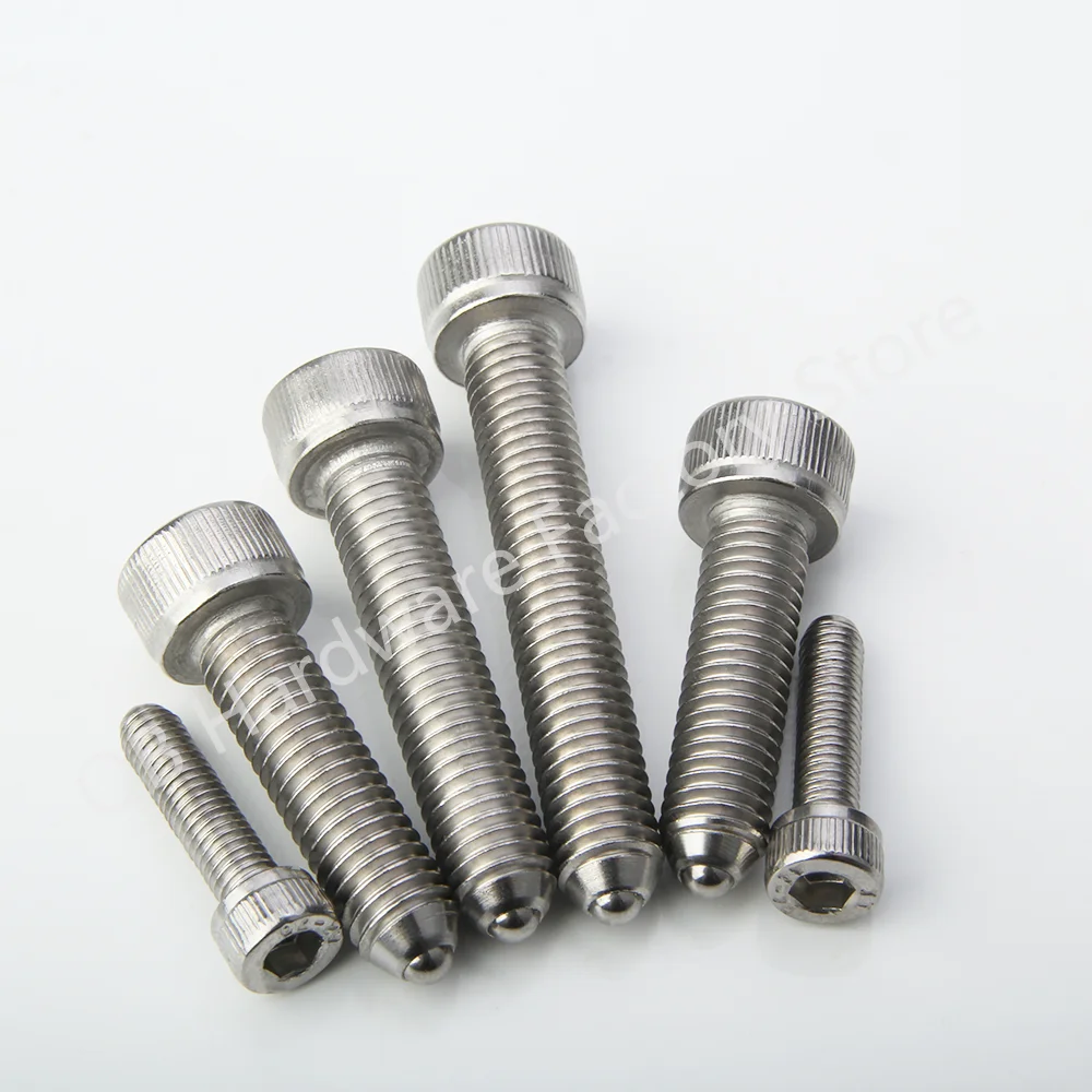QB416 Customized Stainless Steel Hex Socket Ball Spring Plungers Spring Ball Head Plunger For Locating