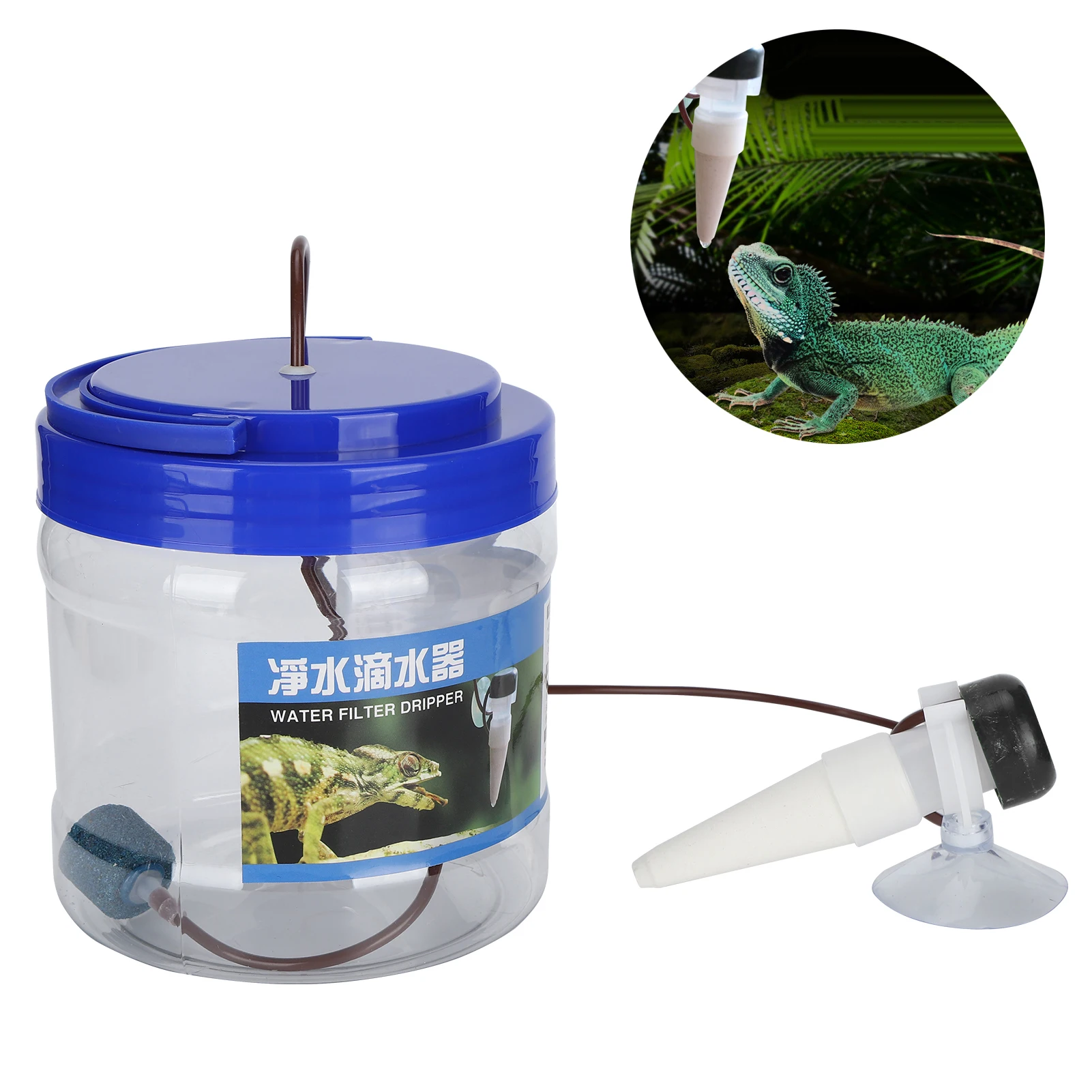 Reptile Water Dripper Reptile Watering Tool Reptile Water Dripper Kit Plants Irrigation Devices Reptile Humidifier Watering Tool