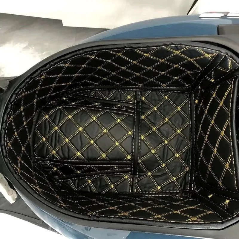 For SYM Cruisym 150X Compartment Seat Barrel Pad Motorcycle Lining PU Storage Box Bucket Protective Cushion Cover Accessories view 6