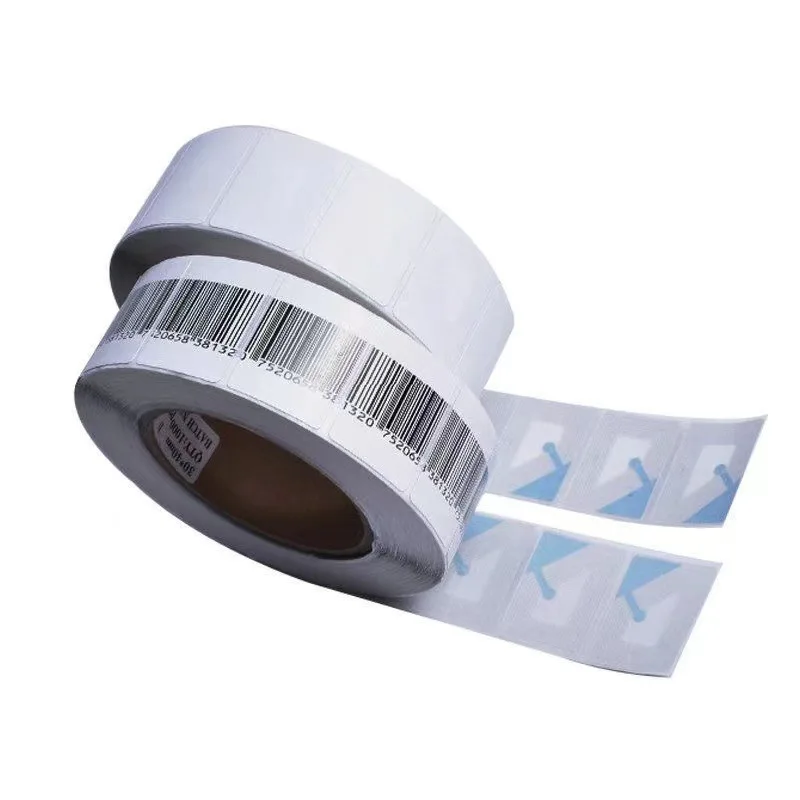Customized. Factory Customized Supermarket Anti-Theft Label RF Soft Label Coated Paper Soft Label 8.2mhz Barcode Soft Label