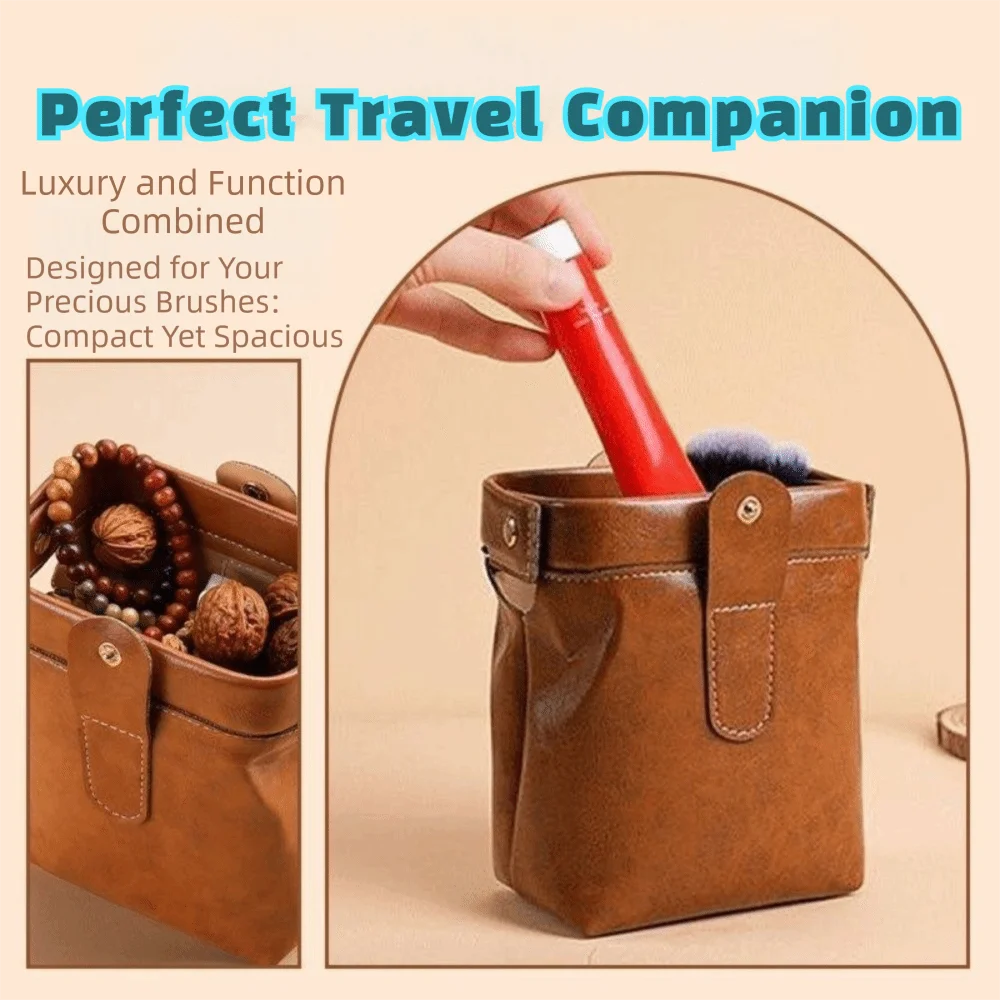 

Кошелек для монет в винтажном стиле из искусственной кожи, однотонный, большой вместимости, косметичка на кнопке, портативный органайзер для макияжа, подарок