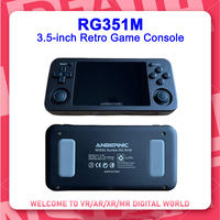 Original RG351M Game Console 3.5-inch IPS Screen 1GB+64GB Retro Handheld DS GB GBA GBC WSX MSX N64 SMD MAME Games WiFi Connect