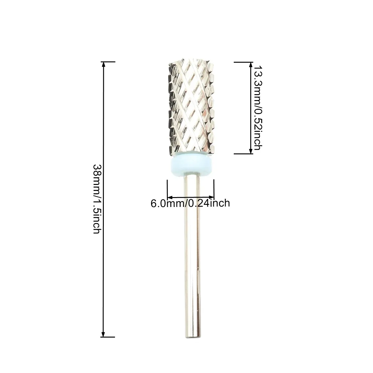 Broca de carburo para uñas, herramienta para quitar acílico Gel, accesorios de taladro para manicura