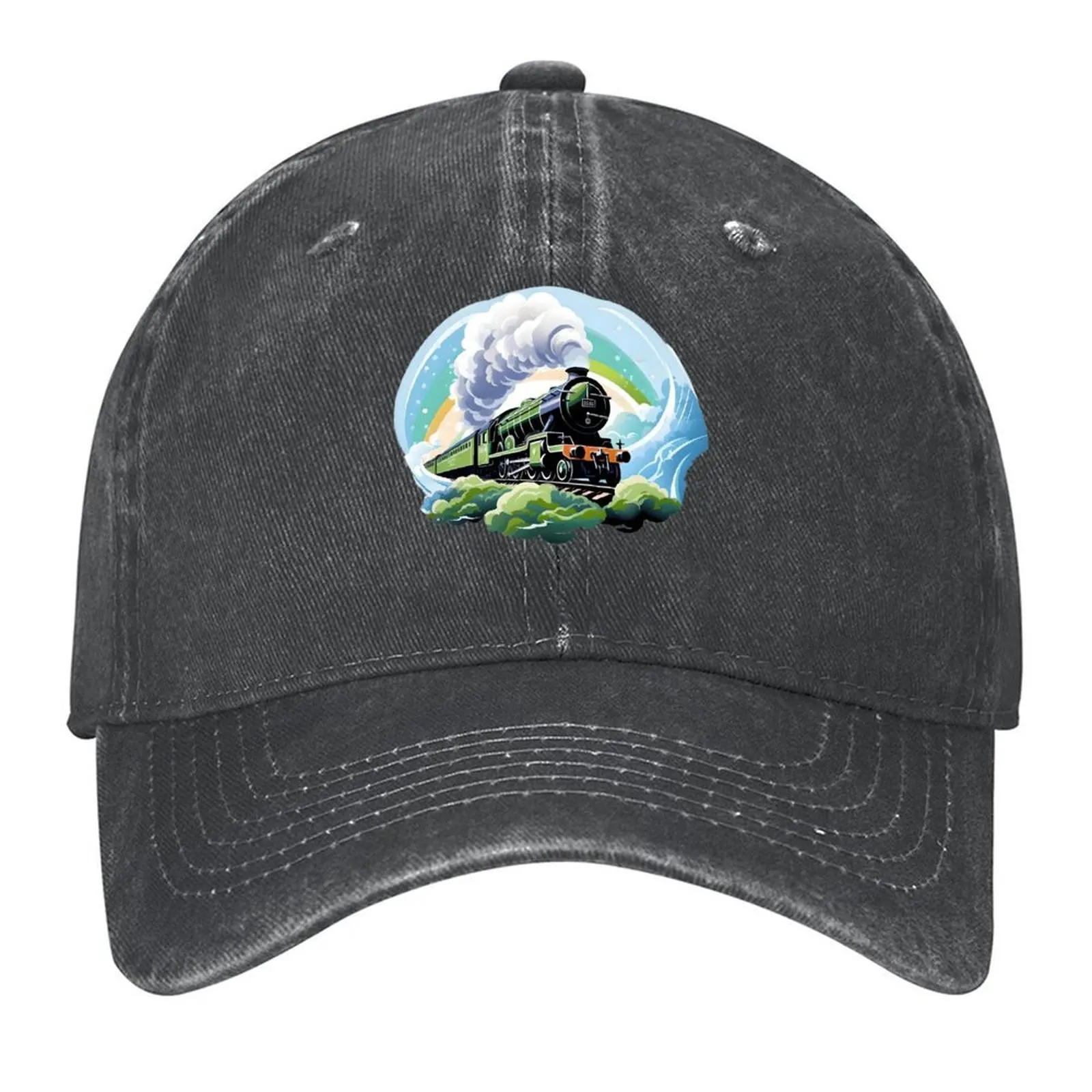 

Flying Scotsman Locomotive Train Baseball Cap Custom Cap Vintage Luxury man cap Golf Wear Girl'S Hats Men's