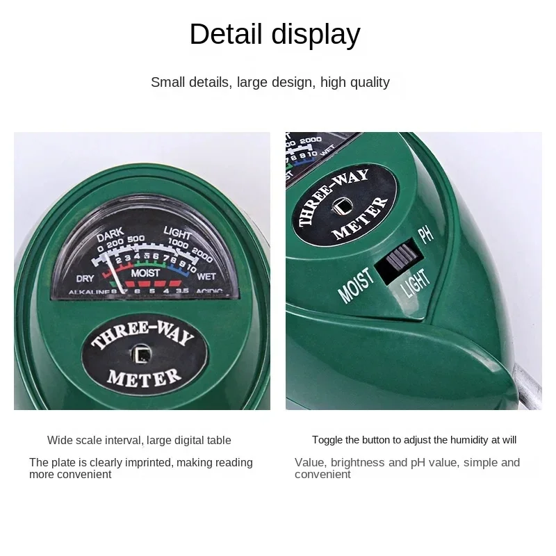 3 In 1 Soil Ph Mete…