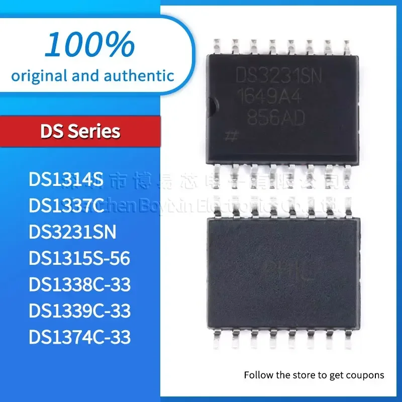 

DS3231SN DS1314S DS1315S DS1337C DS1338C DS1339C DS1374C-33 56 Black PC shell