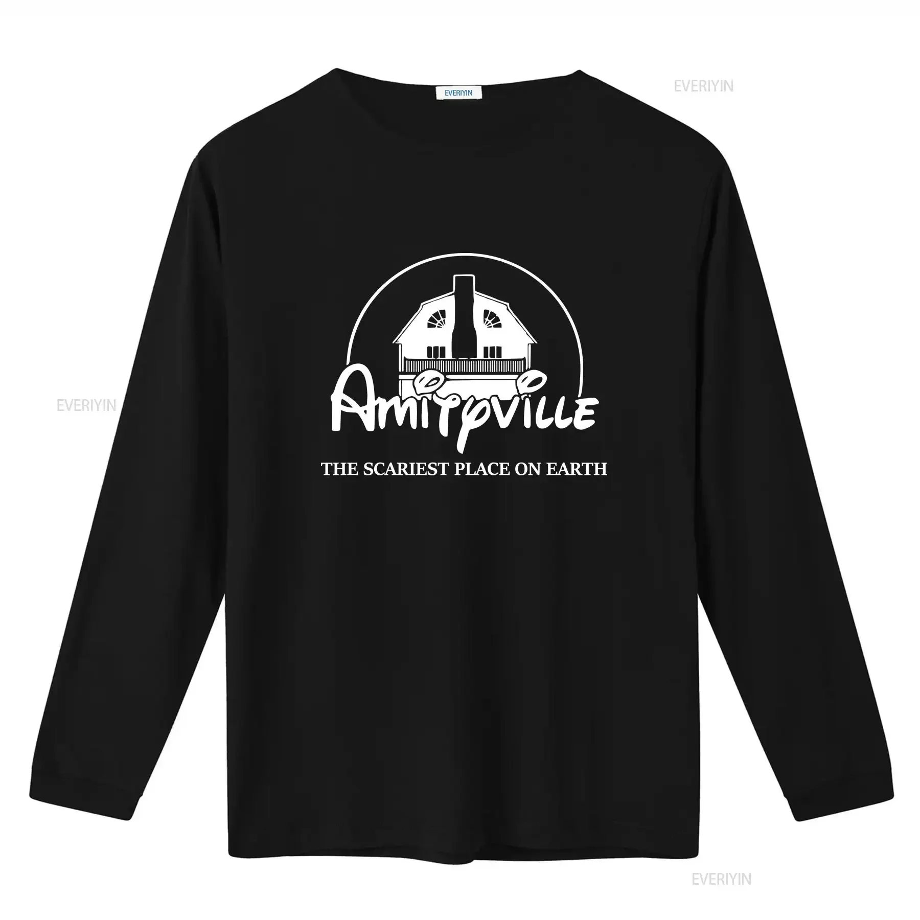 تي شيرت Amityville Horror بأروع مكان على الأرض صغير 3XL عتيق مغسول قليلاً ومتعدد الاستخدامات وأنيق