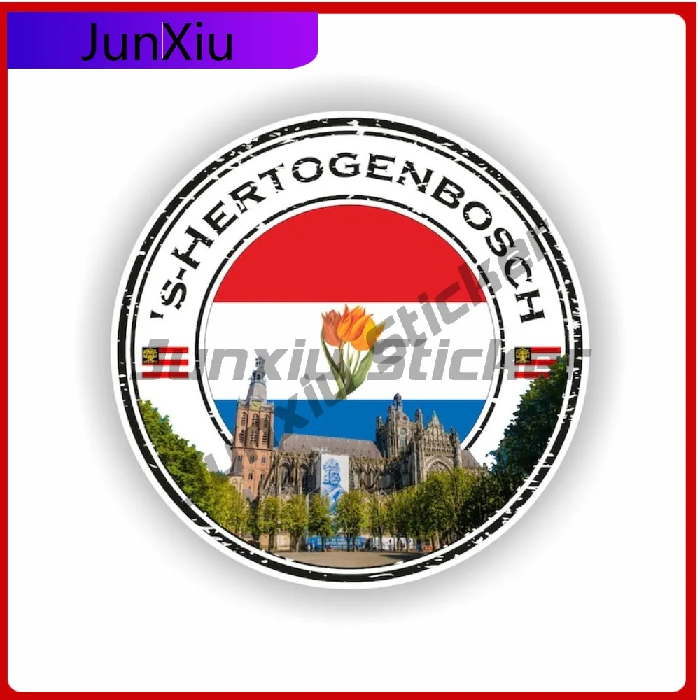 

Den Bosch 's-Hertogenbosch The Netherlands Funny Truck SUV Durable Vinyl Car Modification Vinyl Decal For Car Truck SUV Window