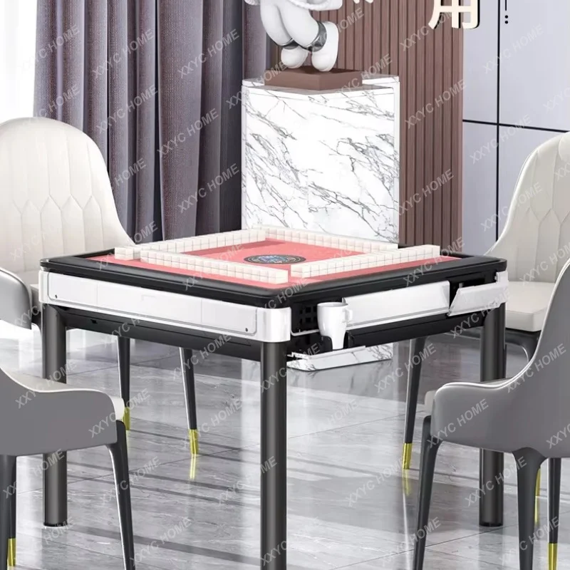 XXPink Mahjong Machine Automatic Household Dining Table Dual-Use Mahjong Table