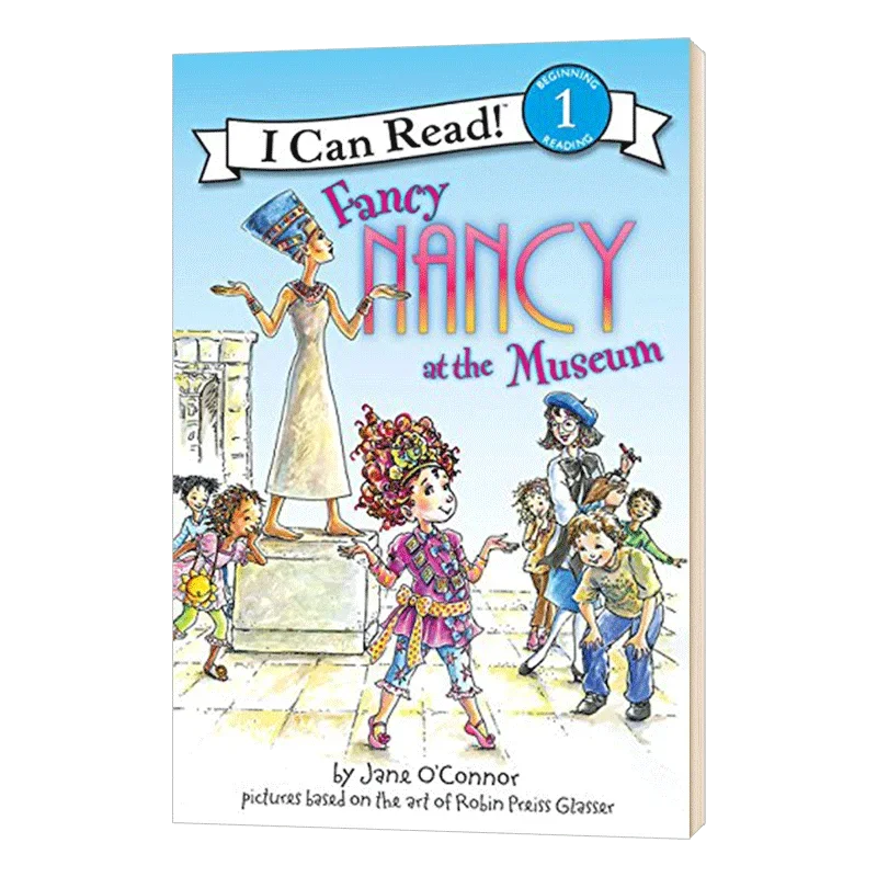 Fancy Nancy at the Museum I can read, Children's books aged 3 4 5 6, English picture book, 9780061236075
