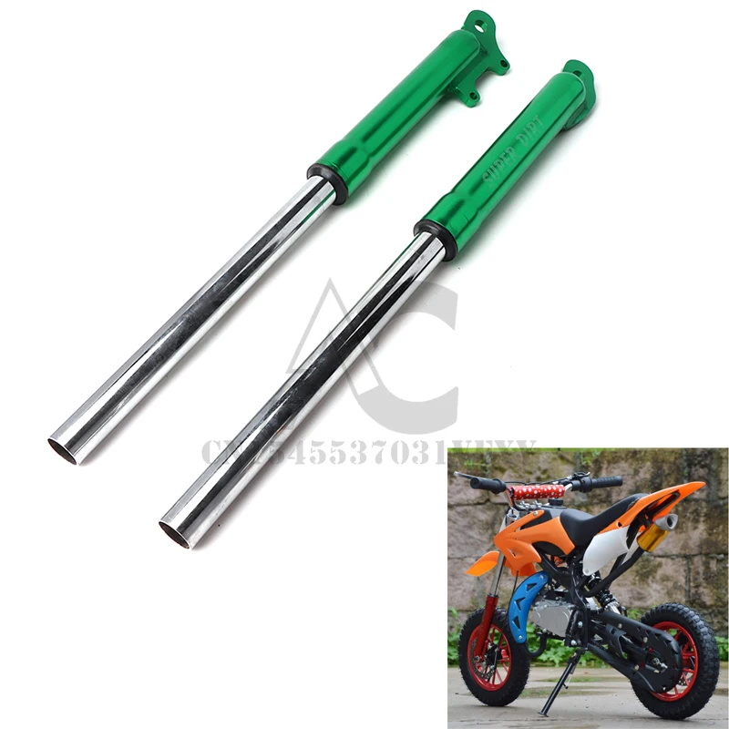 

Front fork shock absorber spring front fork suitable for 2-stroke mini pocket children's bicycle small Lia motorcycle 47cc 49cc