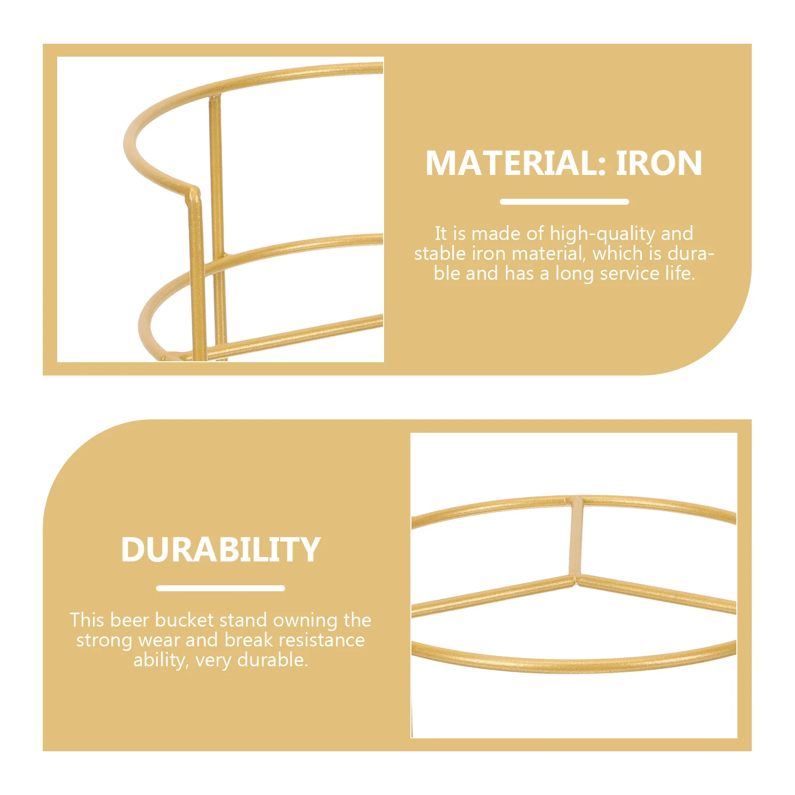 

Железная подставка для ведра для пива с золотыми ногами, держатель для диспенсера для напитков, принадлежности для домашнего бара, подставка для ведра для пива, держатель для диспенсера для напитков