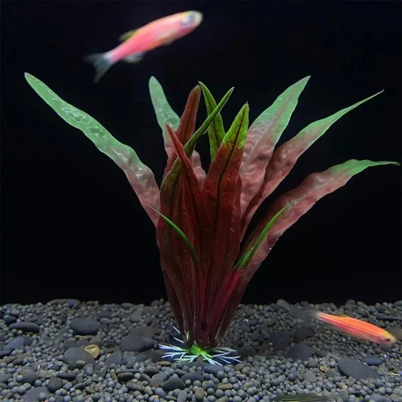 2025 ใหม่น้ำเทียมหญ้าสัตว์น้ำปลา Fishtank พืชน้ำเทียมตกแต่งพิพิธภัณฑ์สัตว์น้ำพืชการตกแต่งหญ้า Fishtank
