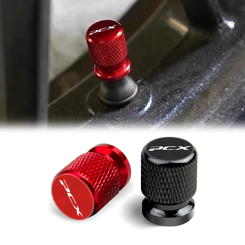 2 Pcs Motorcycle Accessories For Honda PCX 125 150 160 PCX125 PCX150 PCX160 2021 2022 Metal Tire Valve Air Port Stem Cover Caps