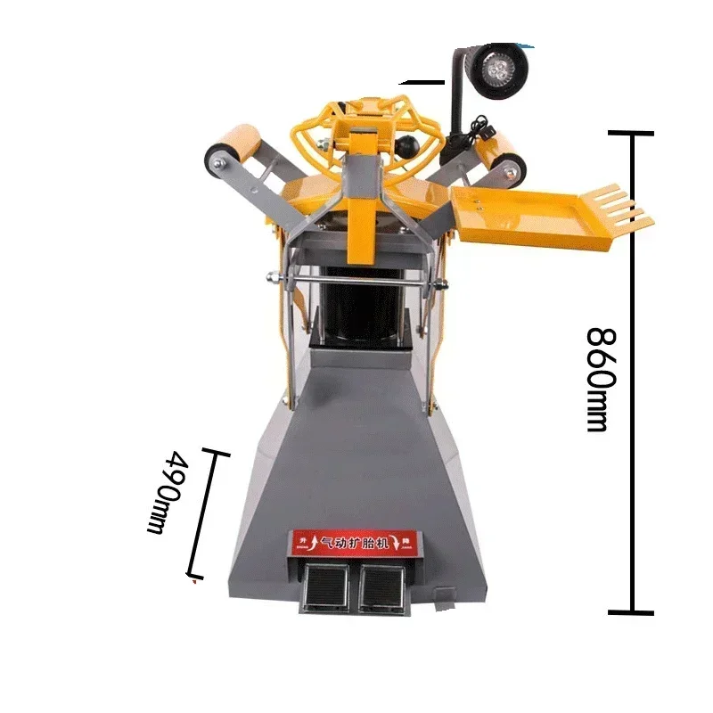 

New Pneumatic Tire Expander Manual Pedal Type Tire Raking Machine Vehicle Removal Tool Tire Expander