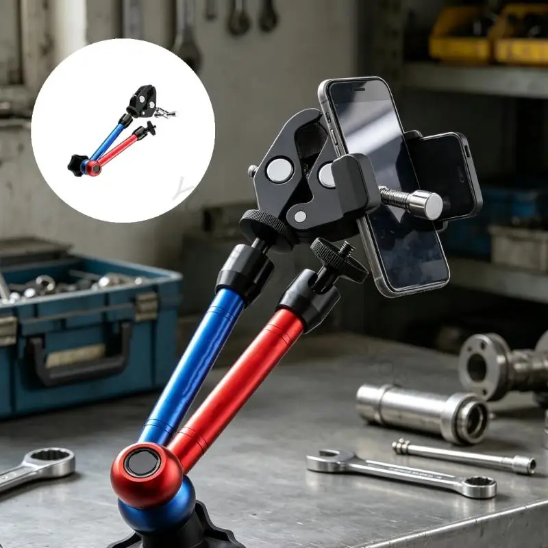96BA Flexible Armständer-Tischhalterung für Aufnahme, Beleuchtung und Reparatur – Detail 9