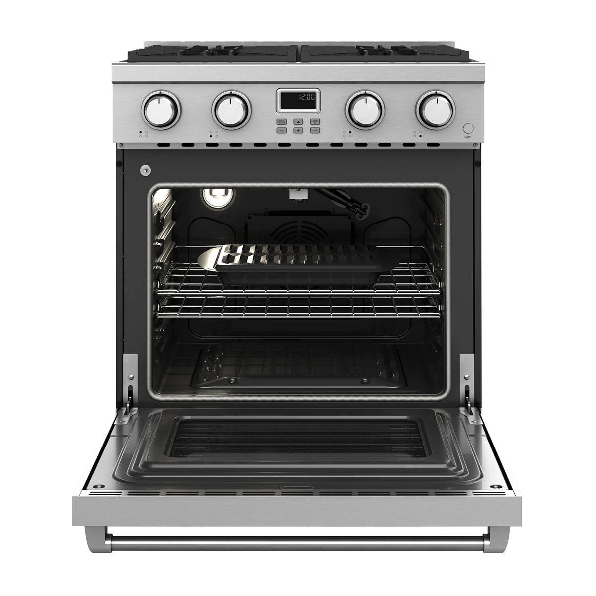 

Надежная конвекционная газовая плита с 4 конфорками и духовкой, 30 дюймов, для продажи