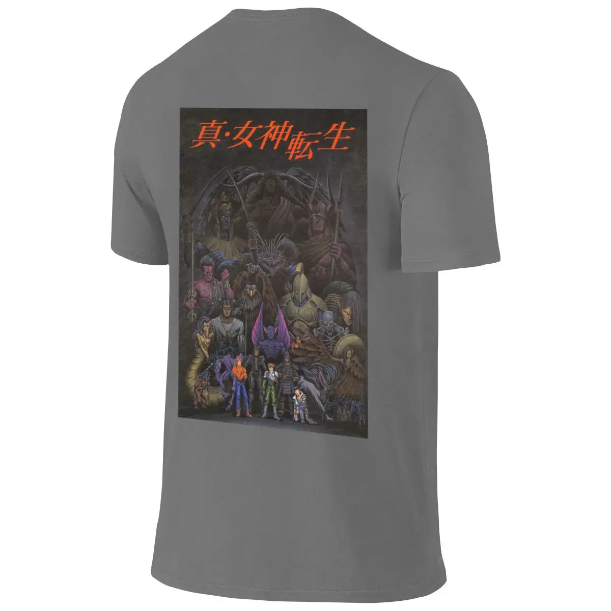 SMT Repro Poster Korean Style Reversible T-shirt Sweet-Cool Vibe Thin For Summer Tees