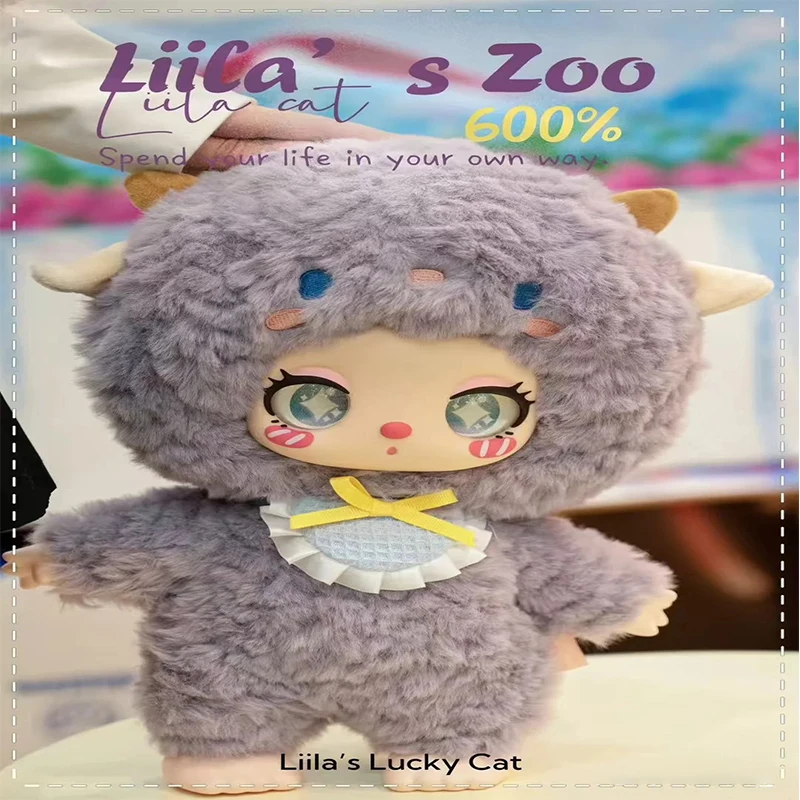 Neue Baby Three Liila'S Zoo 600 % Vinyl Plüsch Blind Box Figur Sammeln Desktop Ornament Gemütliche Zimmer Dekor Kinder Geburtstagsgeschenk