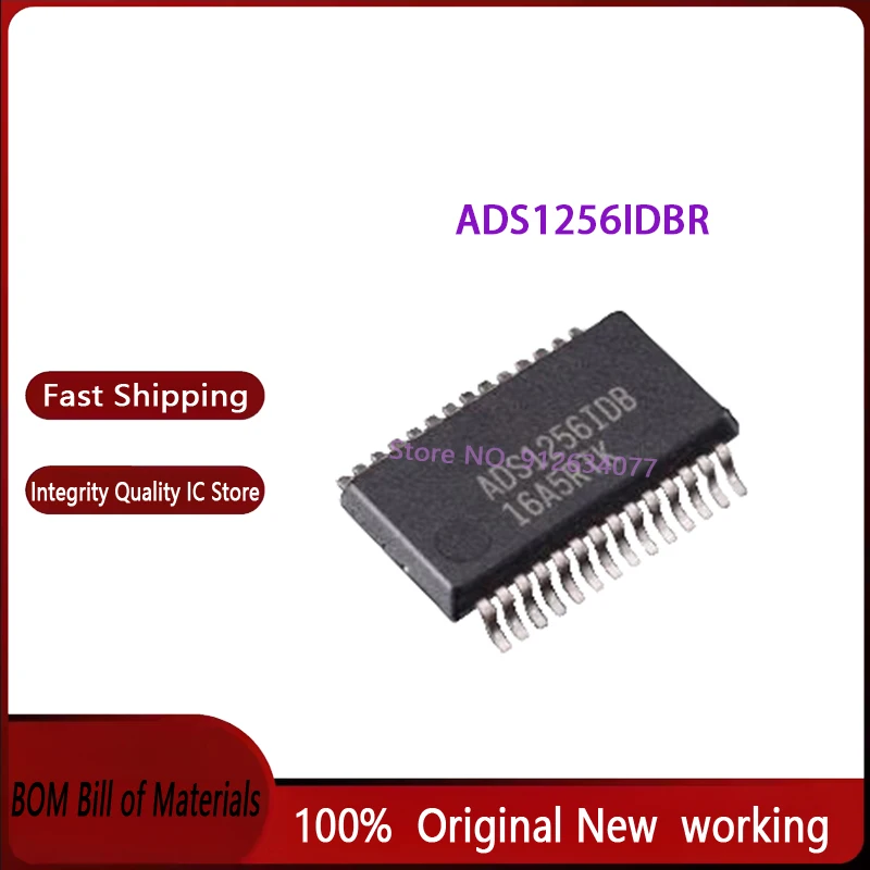 1~100pcs/lot ADS1256IDBR ADS1256 SOP 100% Brand New Original