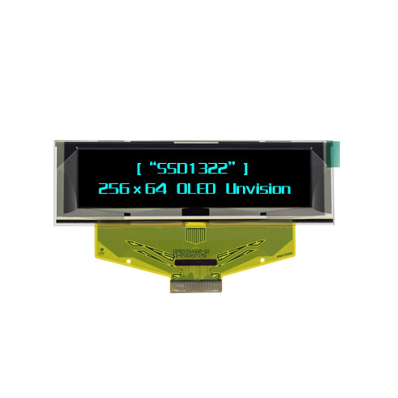 Imagem -05 - Polegada Oled Display 256*64 Dot Matrix Tela Oled Ssd1322 Unidades Idustrial Instrumento de Controle 30pin 2.8