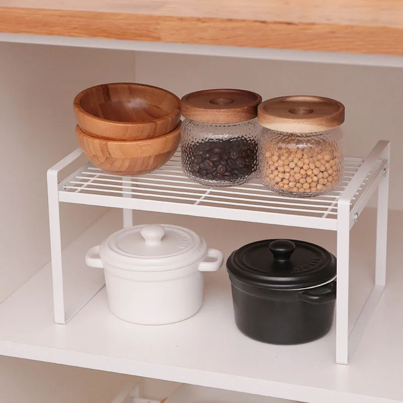 

Kitchen Shelf Iron Art Multifunctional Cabinet Layered Dish Seasoning Bottle Finishing Storage Rack Suitable For Kitchen Bedroom