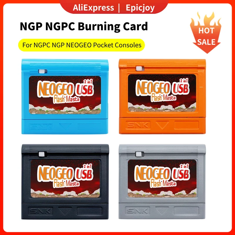 NGP NGPC Game Cart, NEOGEO USB Flash Masta 2 en 1, accesorios de juego Retro
